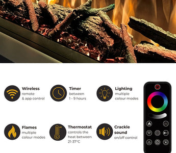 Remote Control Electric Fires