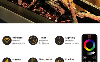 Remote Control Electric Fires