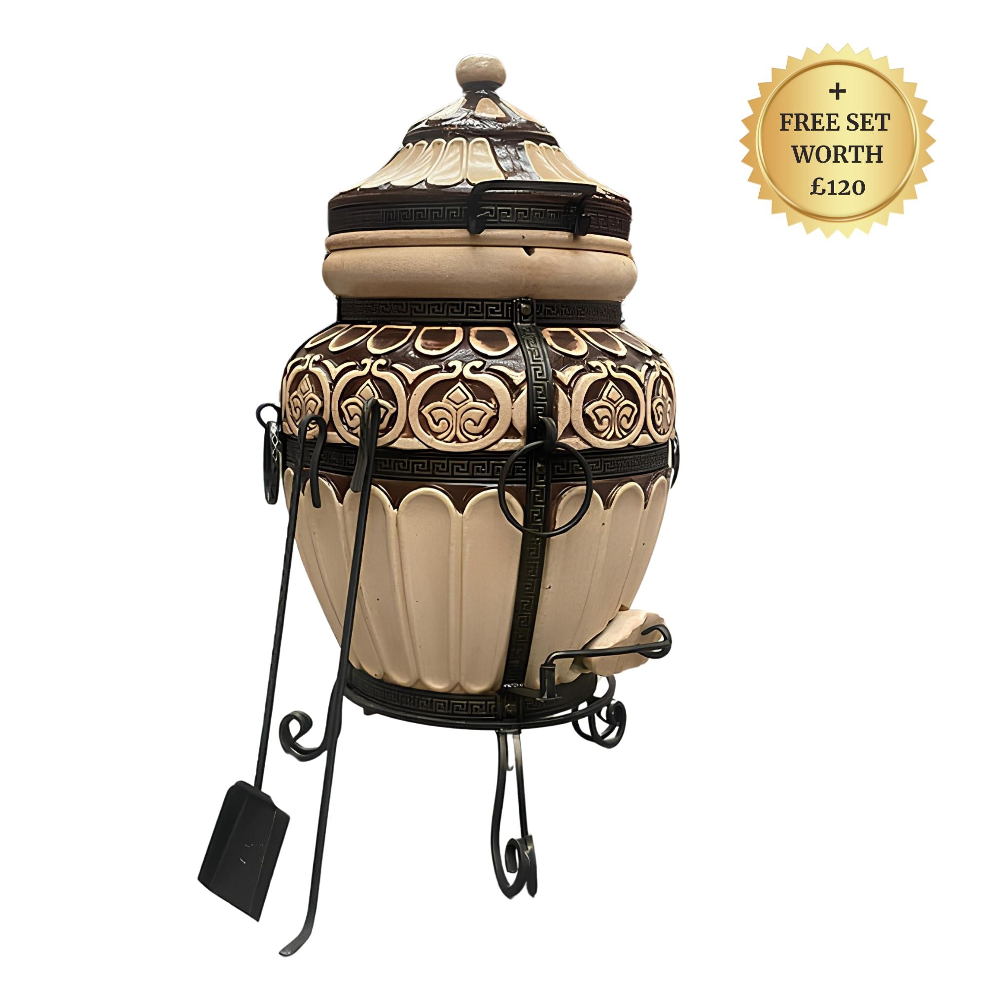 Greece Large Tandoor Oven – 100 Litre Artisan Outdoor Oven & Grill