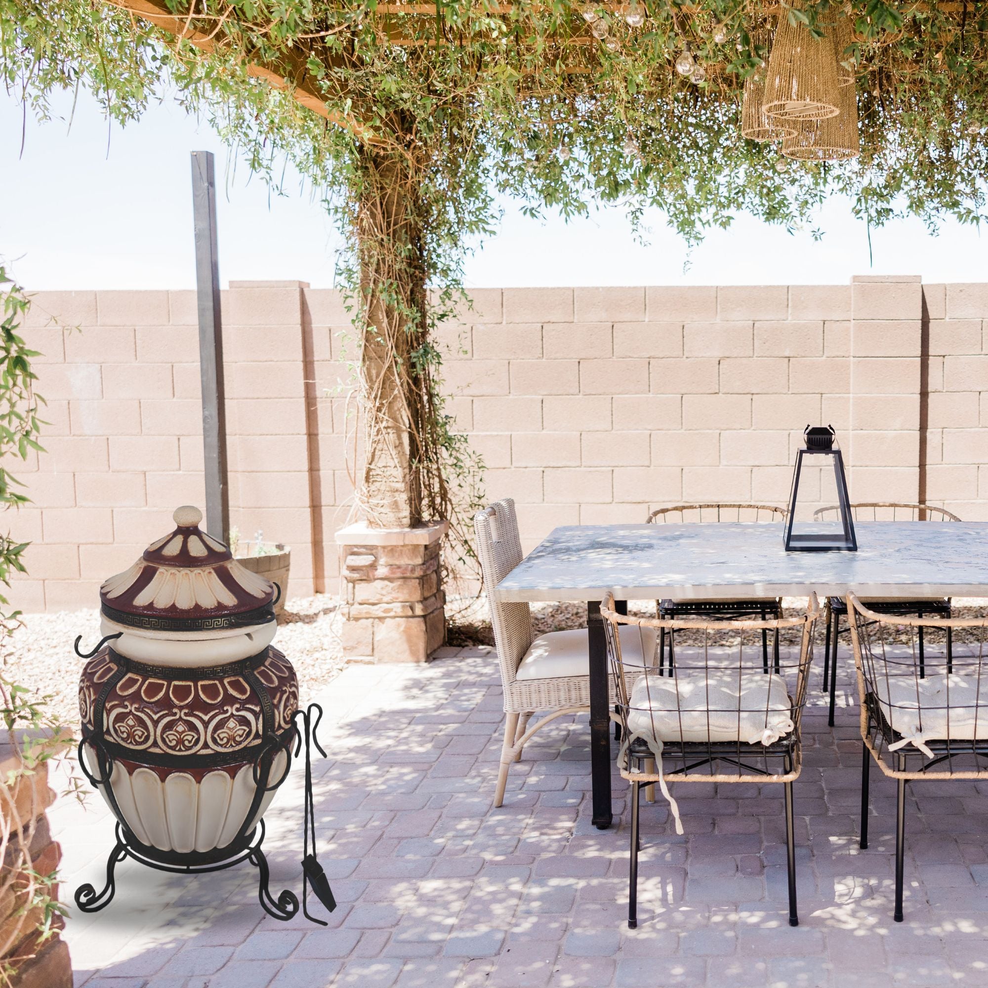 Greece Large Tandoor Oven – 100 Litre Artisan Outdoor Oven & Grill