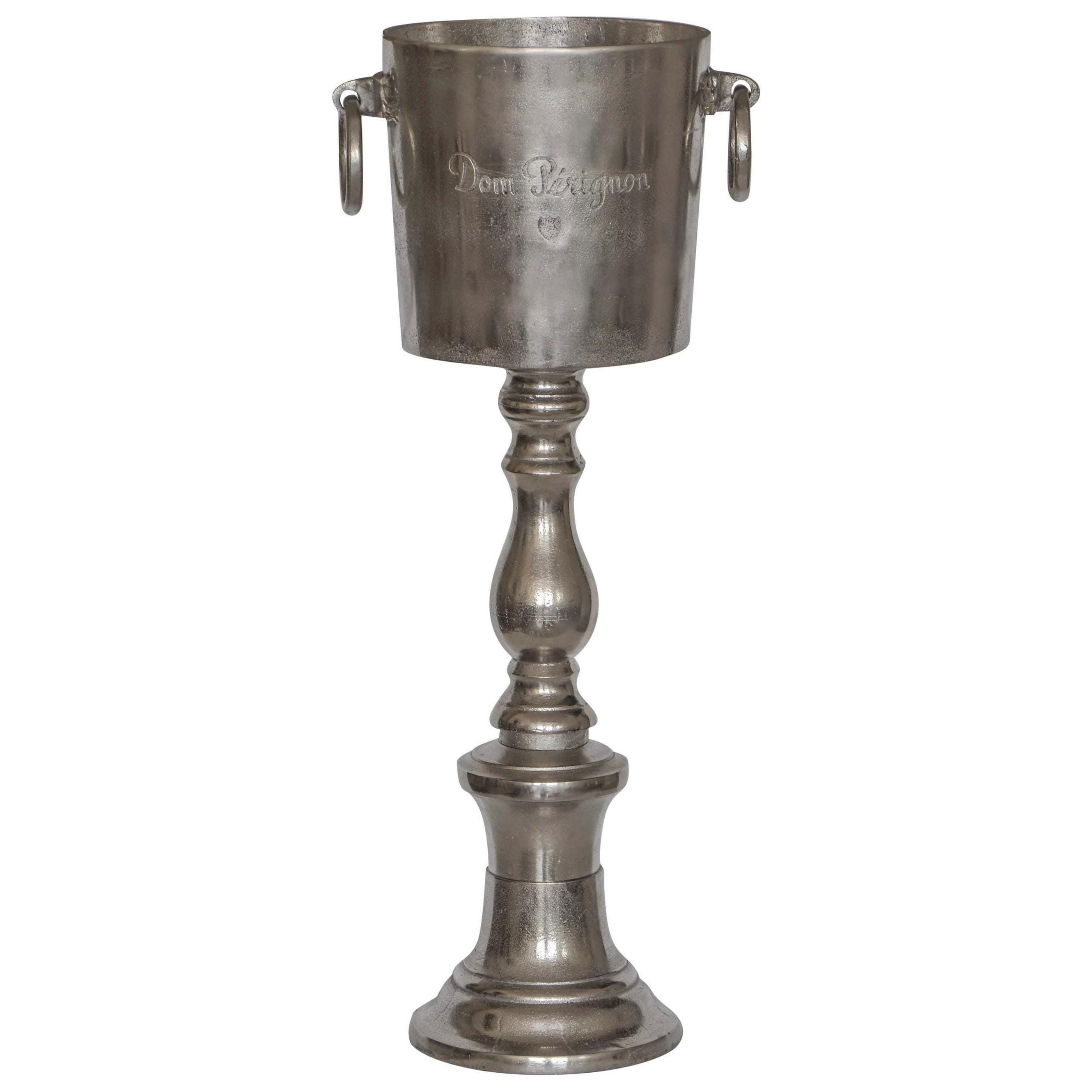 Dom Perignon Vintage Silver Champagne Large Standing Ice Bucket | Wine Cooler Bath